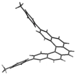 Figure S1: X-ray crystallographic analysis of 2,13-di-p-tolyl-[5]-helicene  (6). 