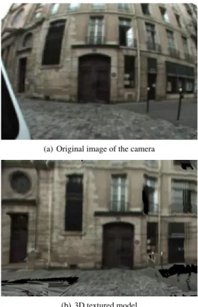 Figure 16: Comparaison between the image and the textured model