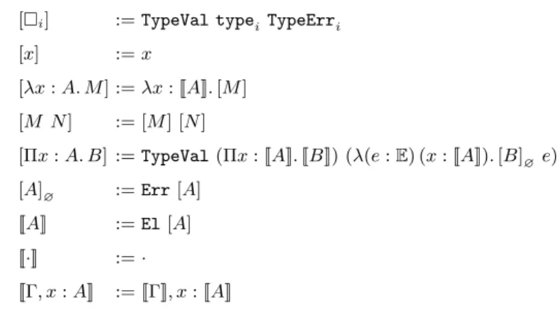 Fig. 2. Exceptional Translation