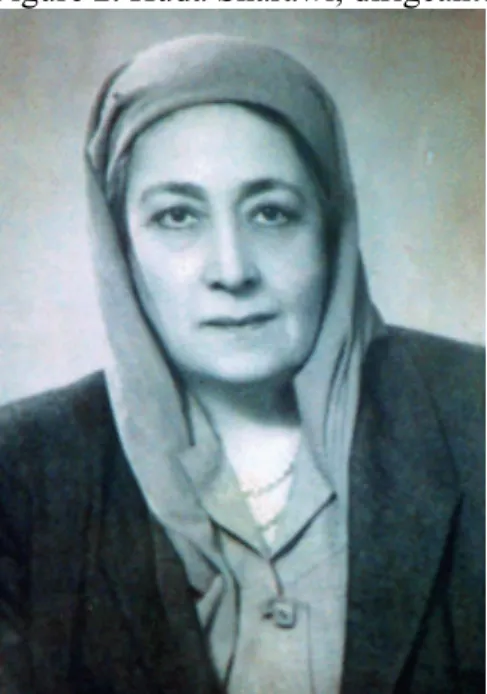Figure 2. Hudá Sharáwí, dirigeante du mouvement féminin égyptien entre 1919 et 1923  