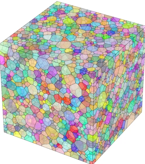 Figure 9: Example of a 10,000-cell tessellation with grain-growth properties.