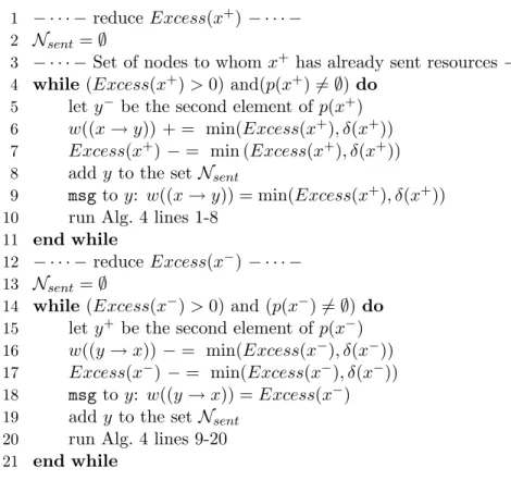 Figure 5: Sending Flow Along Paths