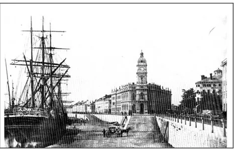 Figure 1. L’édifice de la Royal Insurance Co. en 1870. 
