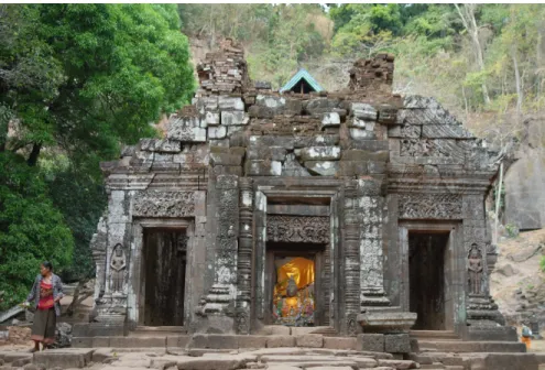 Figure 1. Main temple at the World Heritage site of Vat Phou, Lao PDR. 