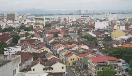 Figure 2 : George Town, Penang (Malaysia), inscribed on the  World Heritage List in 2008