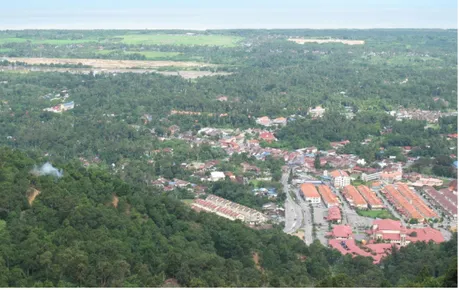 Figure 3 : Balik Pulau, an urbanizing rural landscape  approximately 25 kms from George Town, on Penang Island