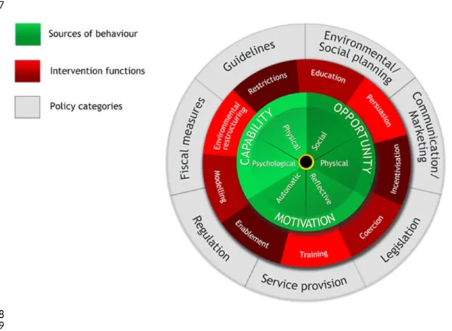 Figure 4. The behaviour change wheel.