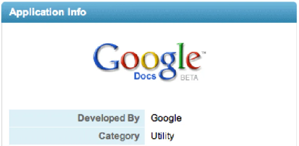 Figure 2.8: Google Docs app in LinkedIn.