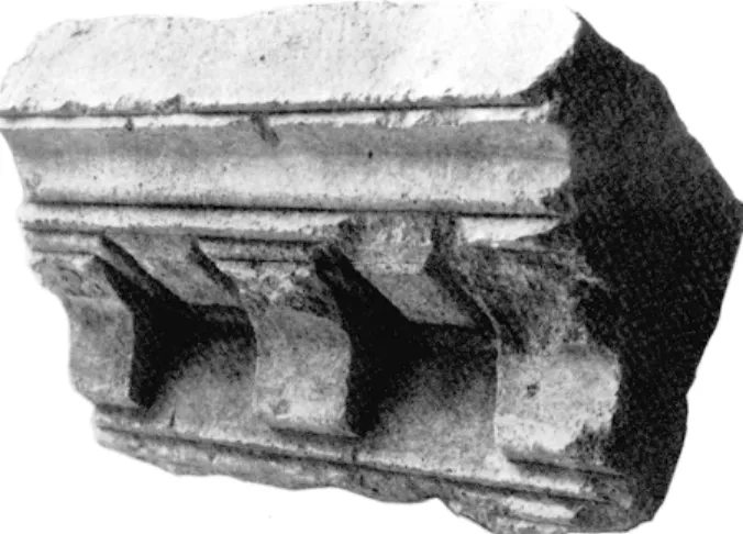 Fig.  7  —  Corniche B  270,  provenant  du  théâtre. 