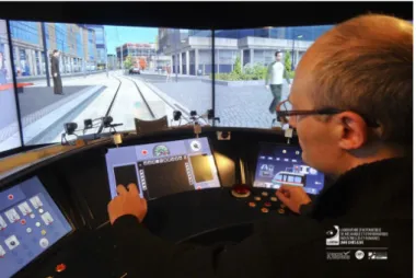 Fig 8 Simulator PSCHITT-Rail Driver position 