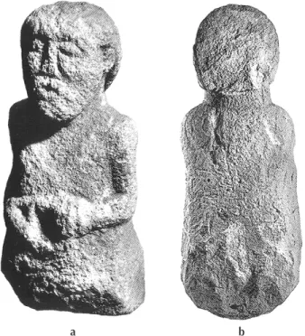 Fig. 97 - Sainte-Anastasie (Gard),  Camp-Guiraud.  Un des deux  bustes  similaires (H