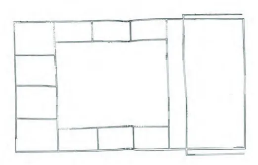 Fig. 1. Tombe de Méryrê (I), mur nord, côté est, d’après N. de G. D AVIES , The Rock Tombs of  El Amarna