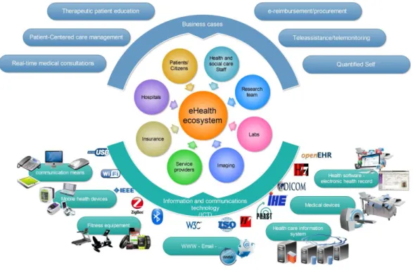 Figure 1 : eHealth ecosystem  