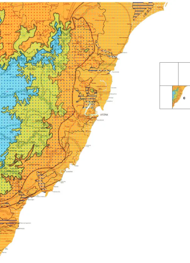 Figura 9 – Parte C da Figura 5 do Mapa das Unidades Naturais.