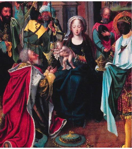 Figure 19. Peter Coecke van Aelst, Adoration des Mages,  vers 1520-1525, Collection  Hester Diamond,  New  York