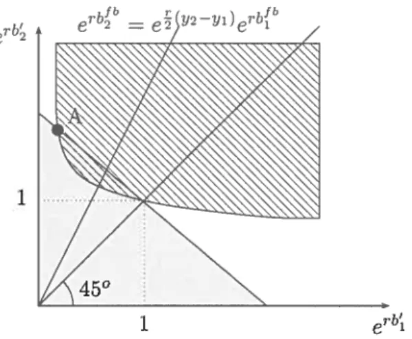 FIG. 3.4 — First-Best Contracts and Constraints