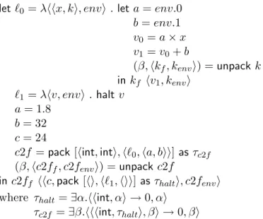 Figure 2.5: Example program after the function hoisting transformation.