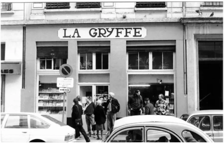 Figure 5. Libraire La Gryffe en 1985. 