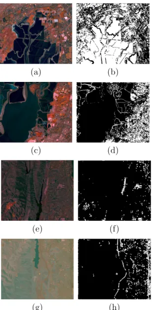 Figure 4.5: Contrast average feature segmentations
