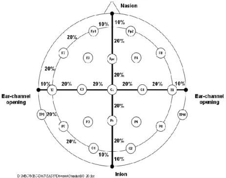 Figure 4: Système international 10-20. 