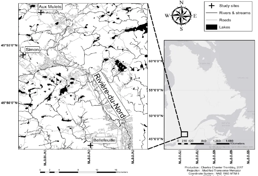 Figure 1: Sampled sites