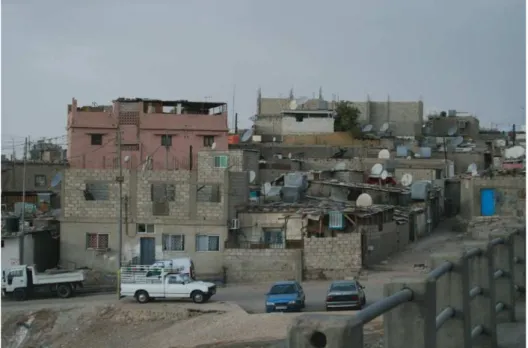 Figure 5: Le quartier de Shallaleh – Aqaba (cliché: Matthieu Alaime, 2008)  