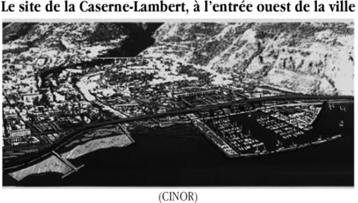 Fig. 10 : Le port de Saint-Pierre réaménagé, redonne une lisibilité   au front de mer  