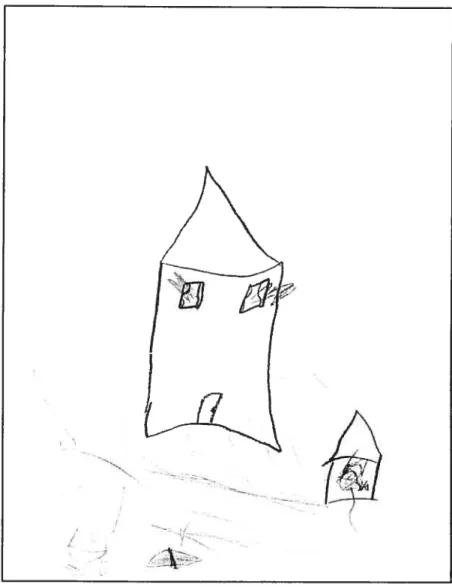 Figure 2. Représentation que l’enfant a de la scène du suicide (8 ans)