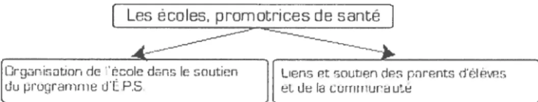 figure 2 Éducation physique et à la santé (OMS, 1997)