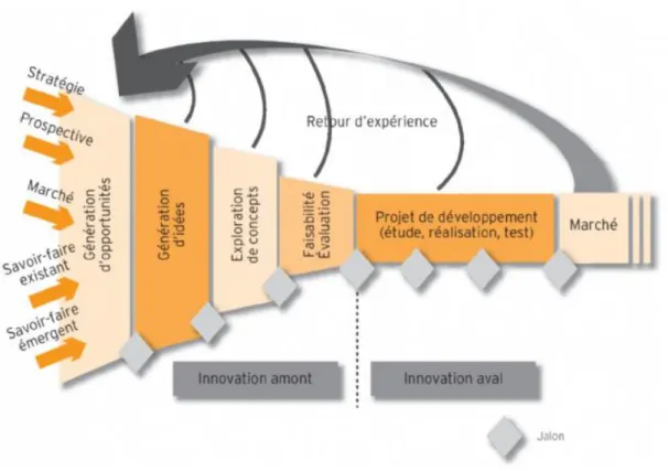 Figure 1 : Représentation schématique du processus d’innovation 