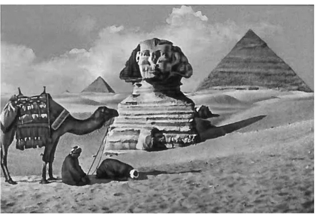 Fig. 1. Prayer near the Great Sphinx, 