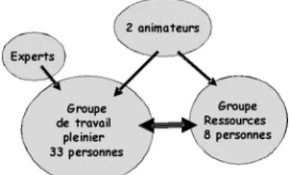 Figure 1 : schéma organisationnel