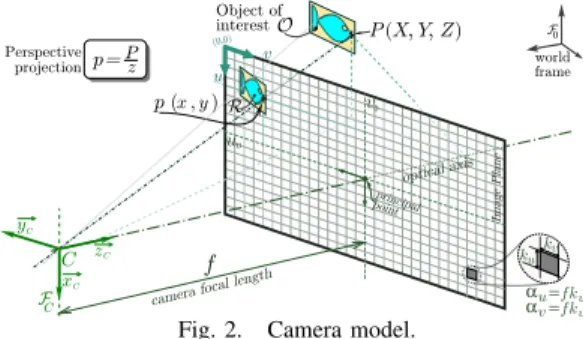 Fig. 2. Camera model.