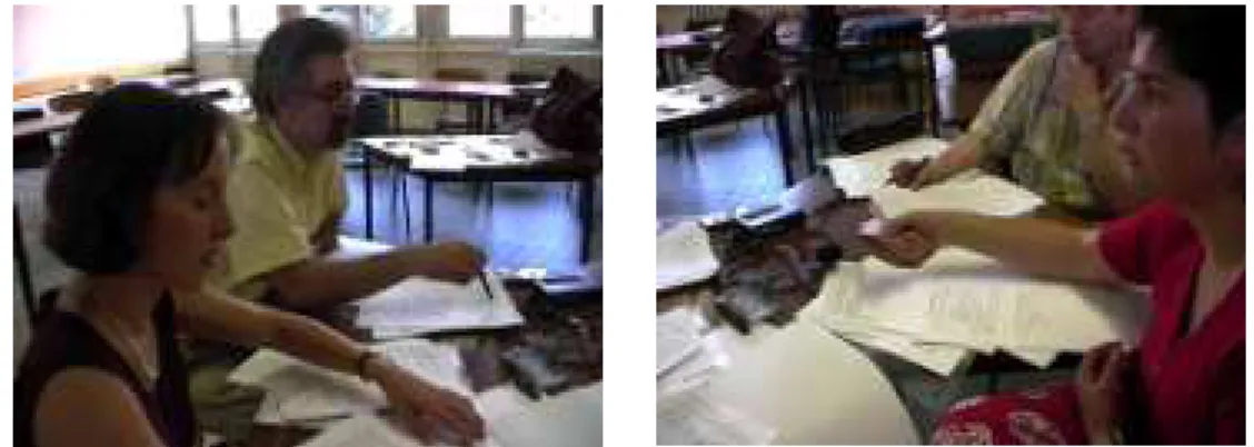 Figure 1. La prise de vue de l’interaction polylogale.