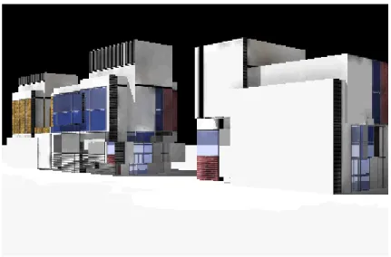Figure 10. Applying and rendering colored tiles on specific 3D objects. 