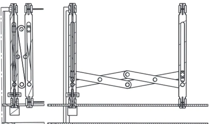 FIGURE 5. Example of singular configuration for the eighth actua- actua-tion mode when the lines L 1 , L 2 and L 3 intersect at one point