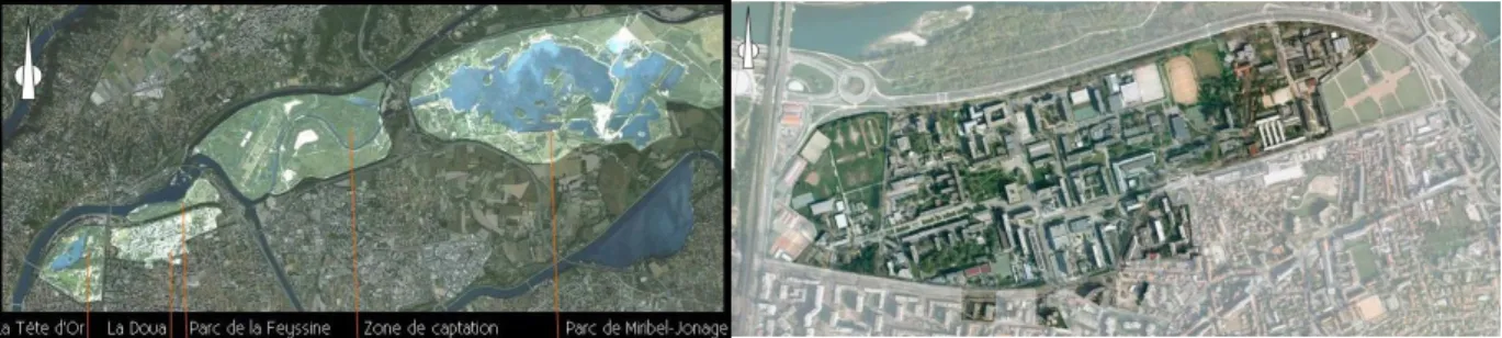 illustration ci-dessus). Financée sous le titre « habiter le campus : l’atmosphère de la multitude », le programme débute sous la  responsabilité  des  trois  auteurs  confrontés  aux  questions  suivantes :  quel  territoire  d’accueil  et  quelles  ambia