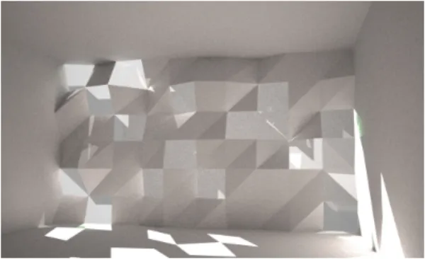 Figure 4. Visualisation de l’ambiance lumineuse ‐ Proposition finale 