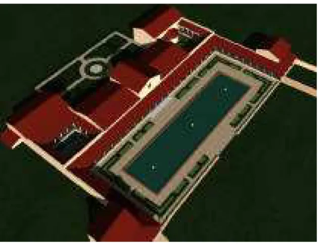 Fig. 1 : Vue aérienne de la villa