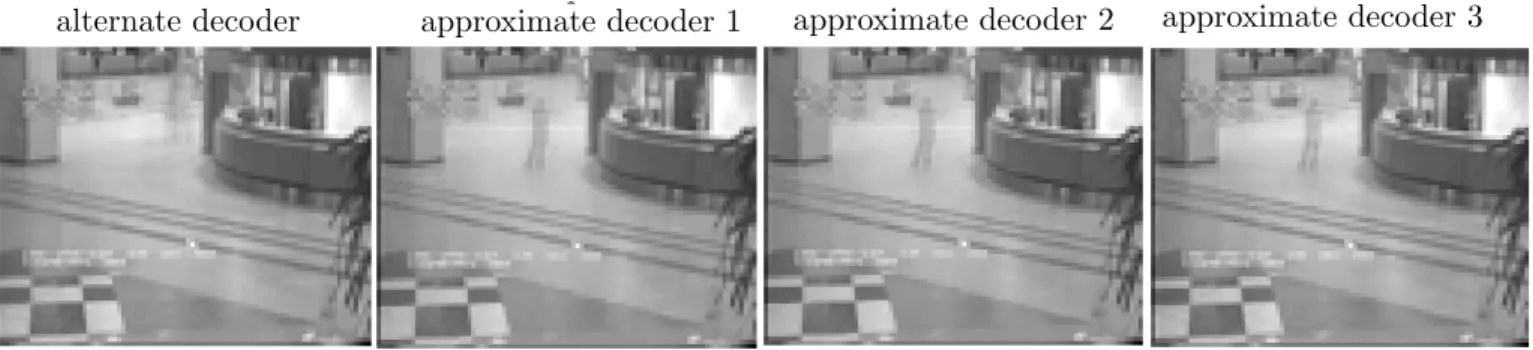 Figure 4: A quality comparison of various low-rank decoders discussed in this work.