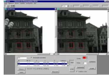 Figure 5: Overview of the current photogrammetric solutions available in TIPHON-ARPENTEUR
