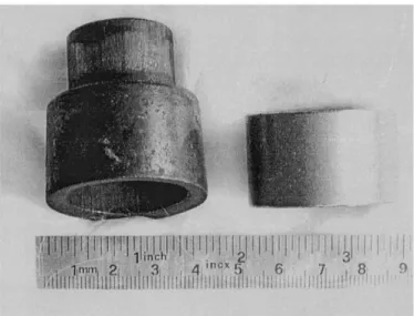 Fig. 3. Crack network of the punch.