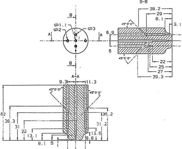 Fig. 8. Thermocouple location.