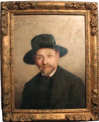 Fig. 4 : Portrait de Pierre-Eudoxe Dubalen. Huile sur toile de  Joseph Augustin  Fontan,  1912,  65  x  50  cm