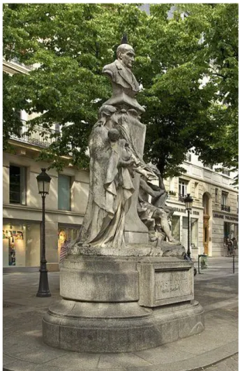 Figure 1 : Monument à Auguste Comte, place de la Sorbonne, Paris V e  (sculpture  de 1902 de J.-A