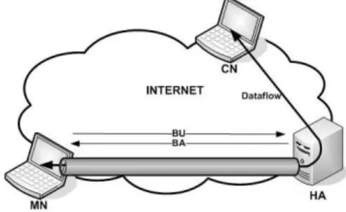 Fig. 1 Mobile IPv6 Architecture