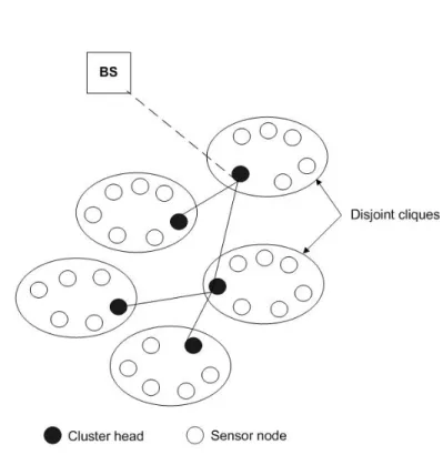 Fig. 2. Our cluster-based WSN