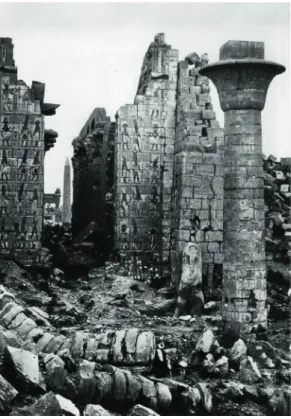 Fig. 2 La grande cour de Karnak vue par Francis Frith  8