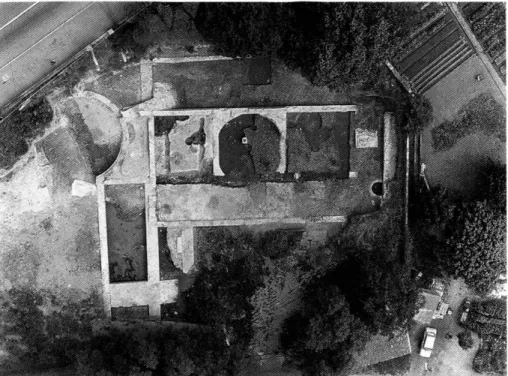 Fig. 3 —  Plan  général du  site  de  la  Porte d'Orée,  fouilles  de  1986.  s  77~¥S-v^