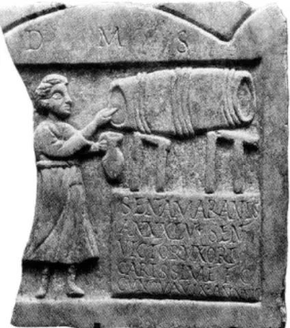Fig.  10  —  Stèle  de  Saint-Romain-en-Gal  avec  figuration  de  Sucellus. 